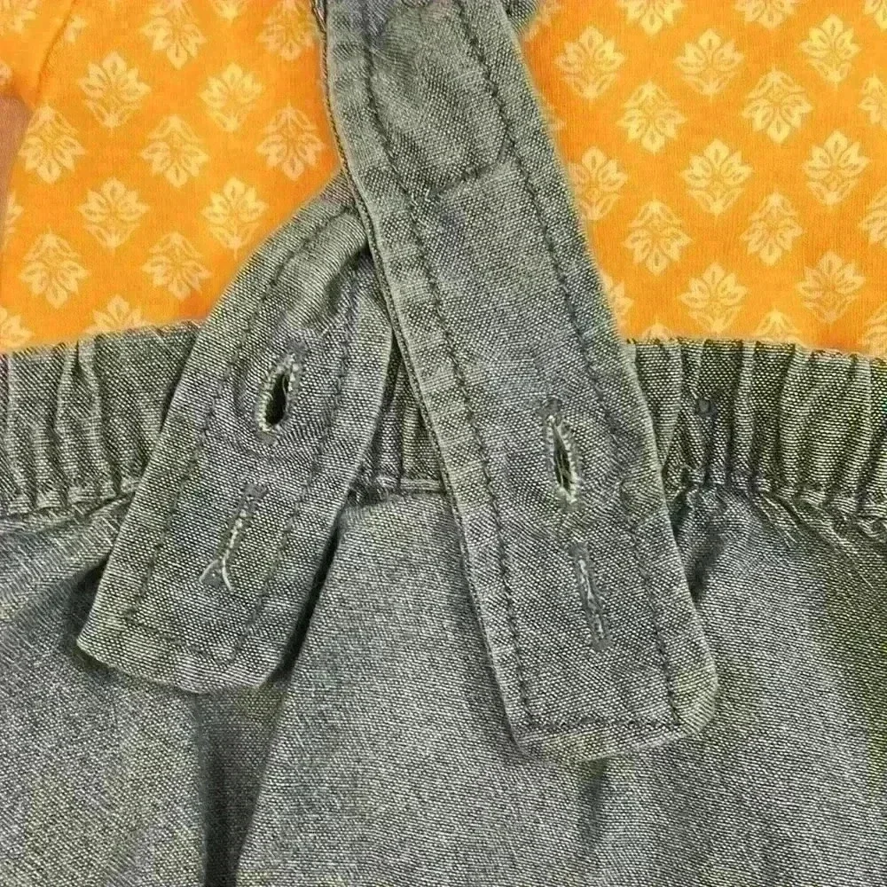 TWIN GIRL BUNDLE 💕 Adorable romper with yellow tee shirt - Picture 7 of 7